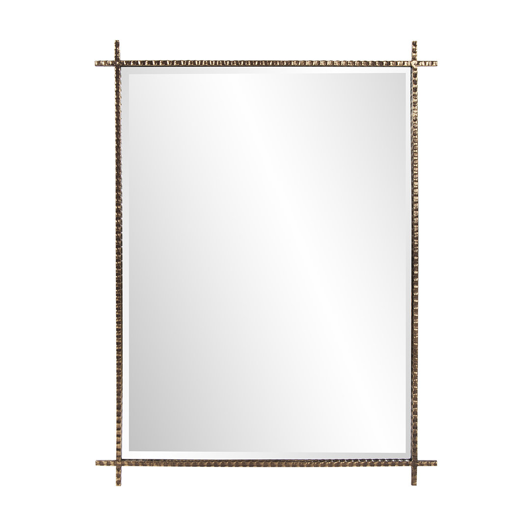 Jareth Industrial Beveled Distressed Accent Mirror